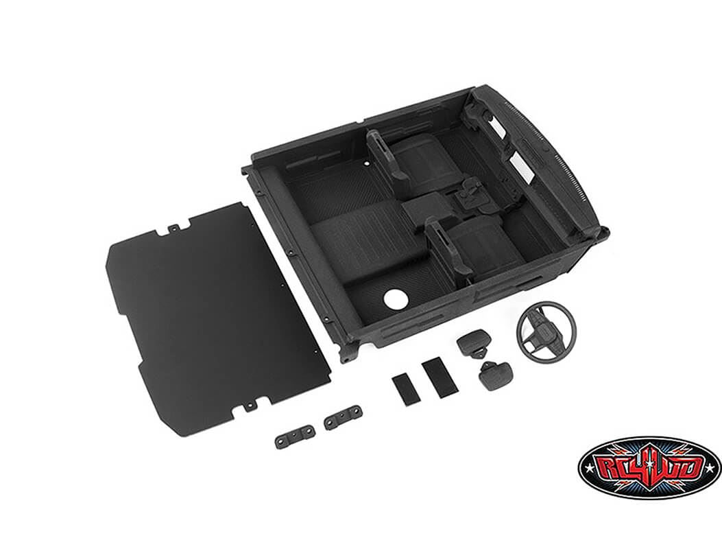 Rc4Wd Detailed Interior Cab W/Rear Deck Cover For Traxxas Trx-4 2021 Ford Bronco