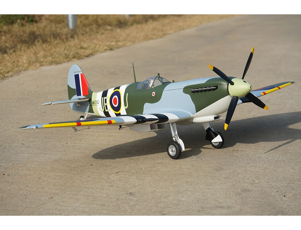 Xfly Supermarine Spitfire Mkix Green 1200Mm Without Tx/Rx/Batt