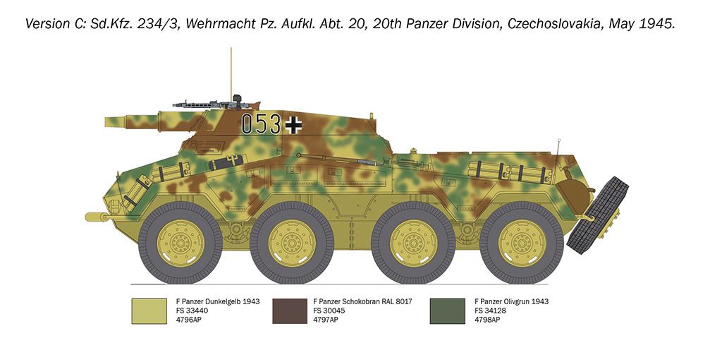 Italeri Sd.Kfz. 234/3