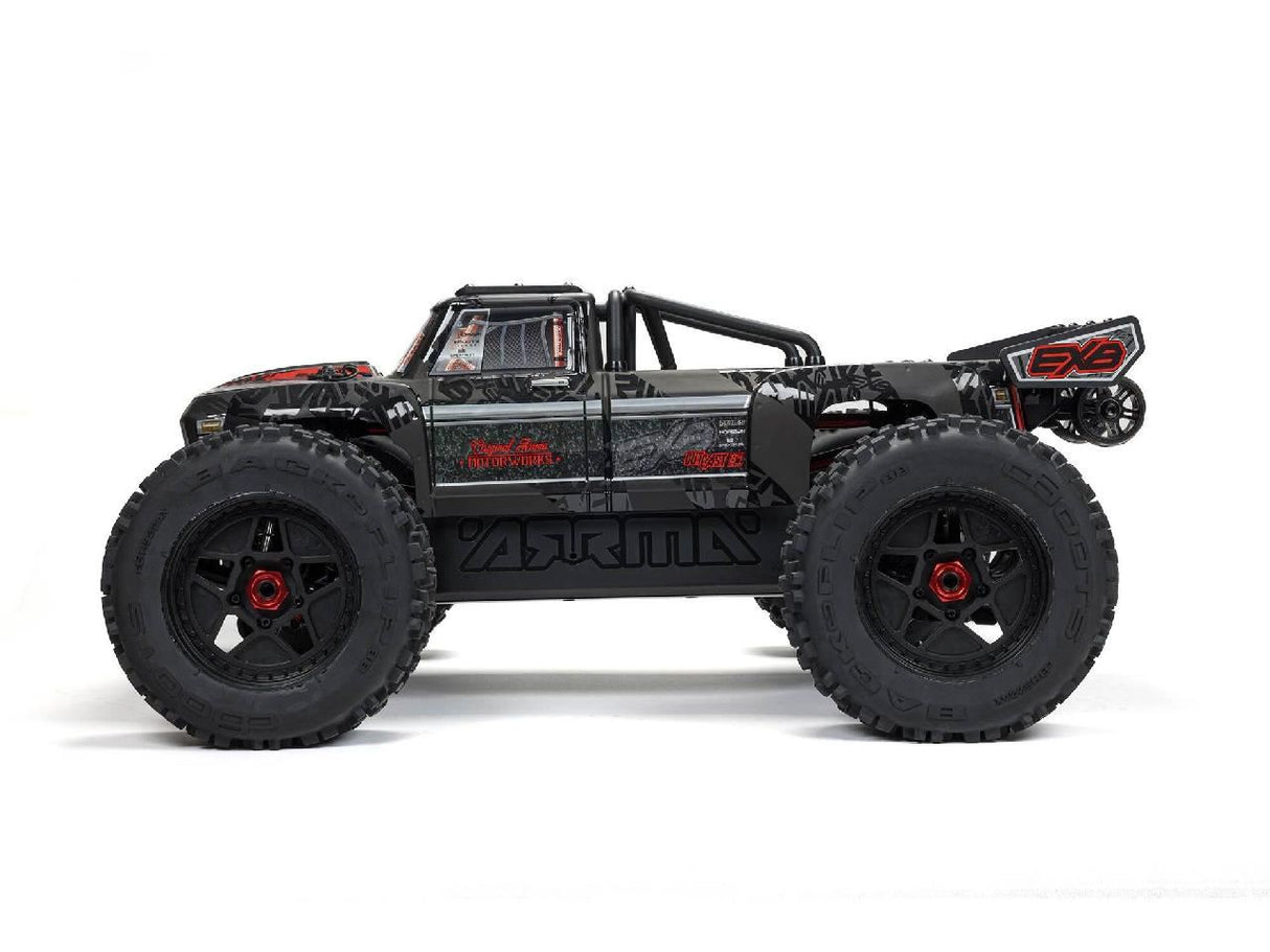 Arrma 1/5 OUTCAST 4X4 8S BLX EXB Brushless Stunt Truck RTR, Black