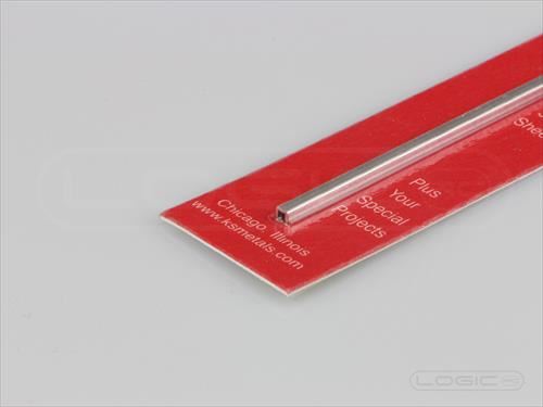 KS 12" Square Aluminium Tube 3/32" (Pk1) .014 Wall