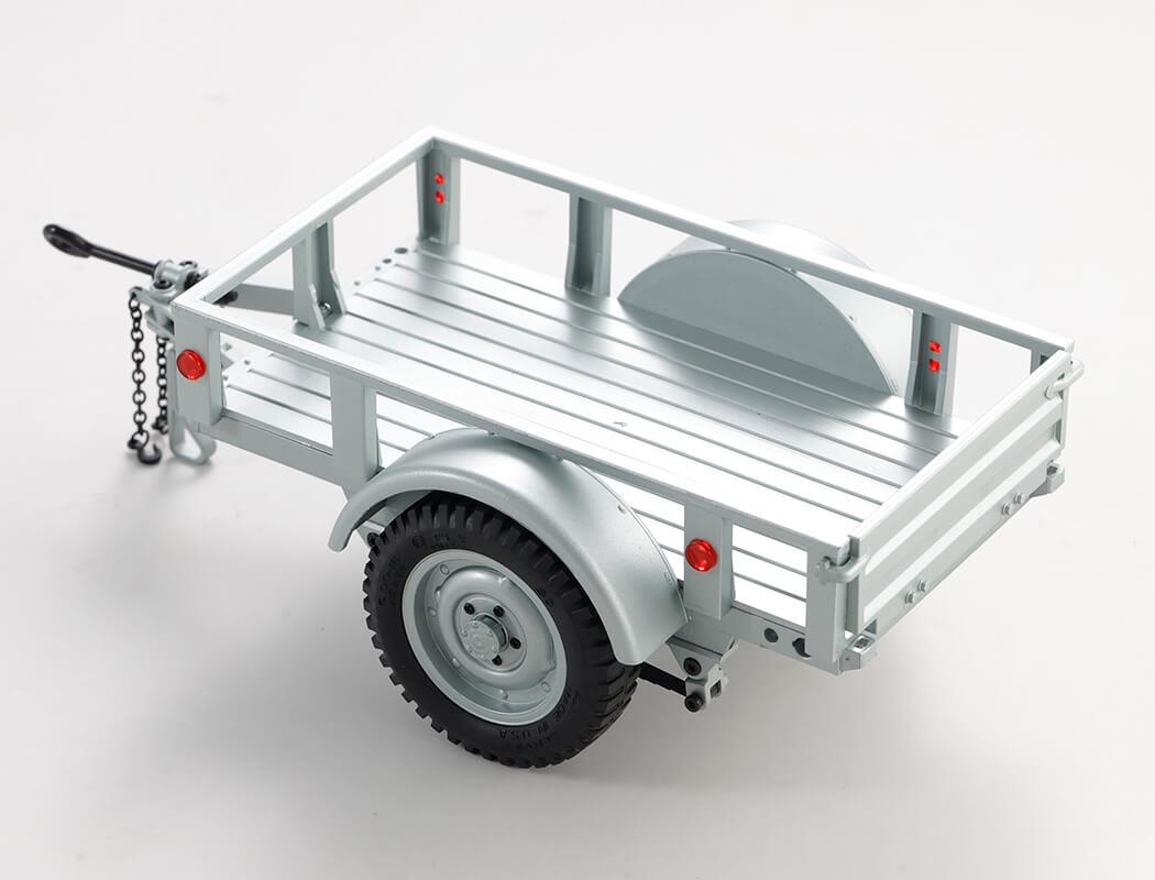 FMS 1 18 / 1 12 UTILITY TRAILER C GRAY