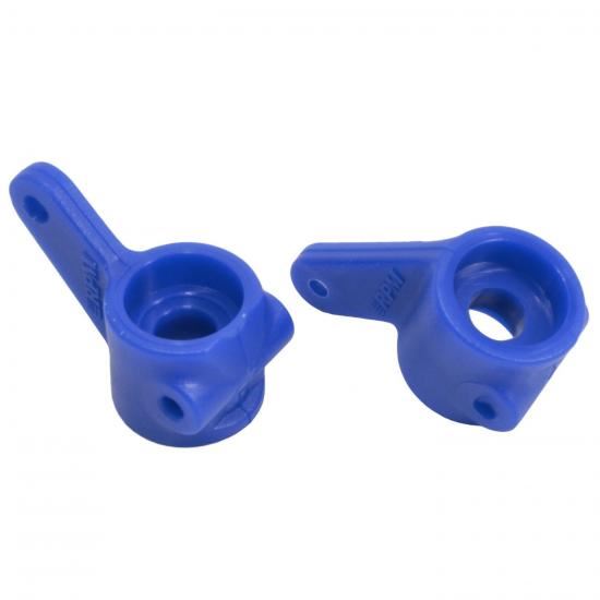 RPM TRAXXAS FRONT BEARING CARRIERS BLUE