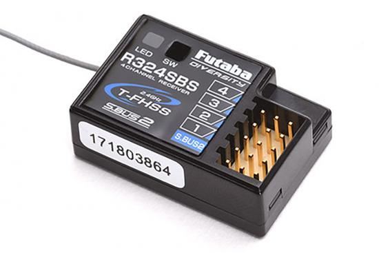 Futaba 4-Channel T-FHSS Receiver - S-Bus, HV & Diversity 2.4GHz