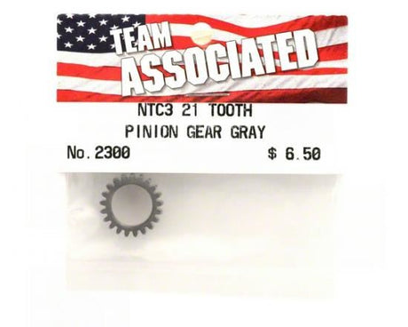 Team Associated NTC3 21T Pinion Gear Grey