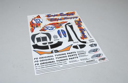 FG Modellsport Model Decal Set For Baja Buggy