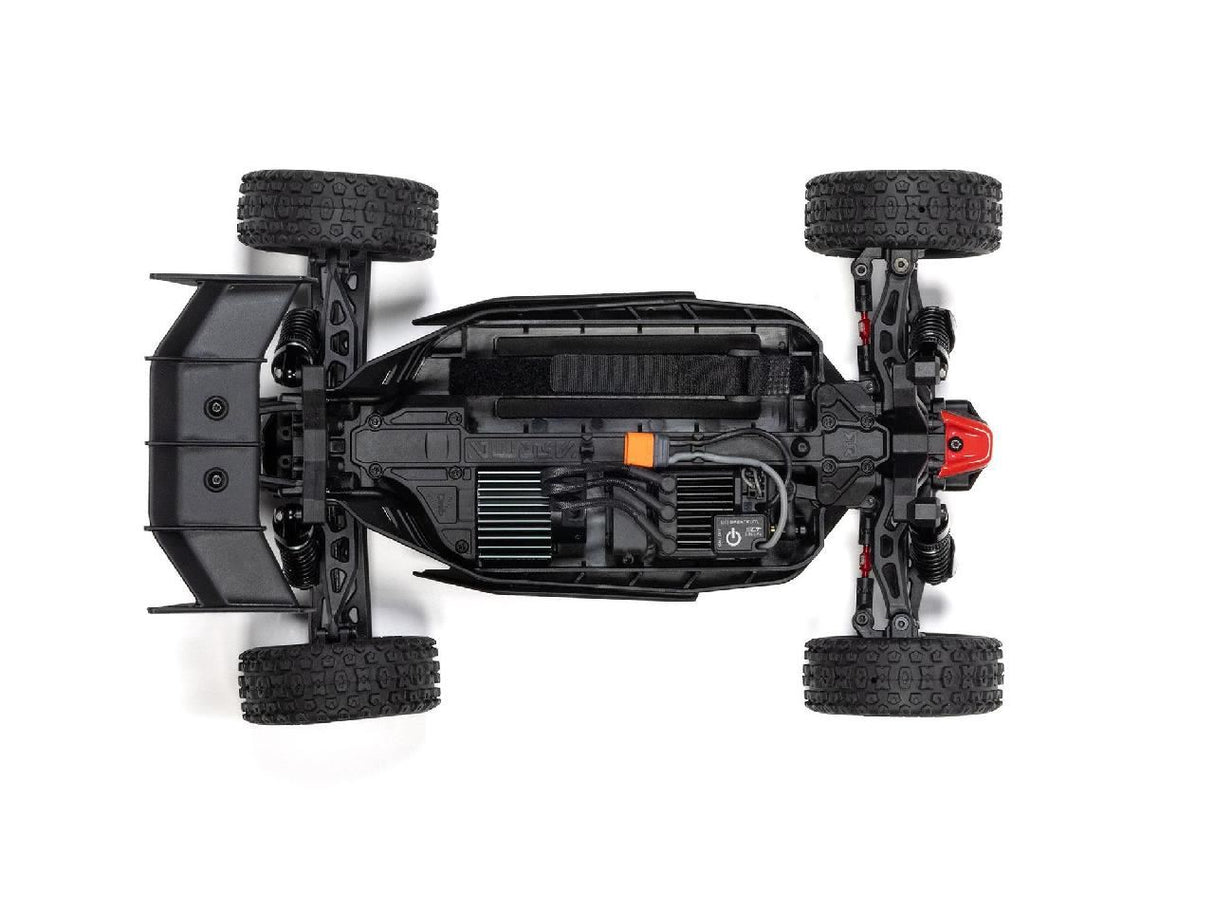 Arrma 1/18 Typhon Grom 223S Blx 4X4 With Batt/Charger Red