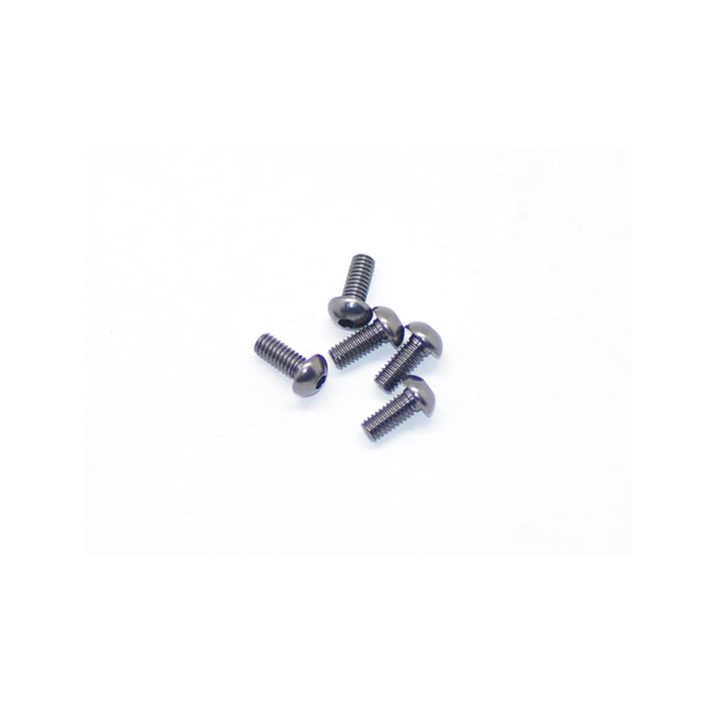 Alu Screw Allen Roundhead M2.5 X 6 Grey (5)