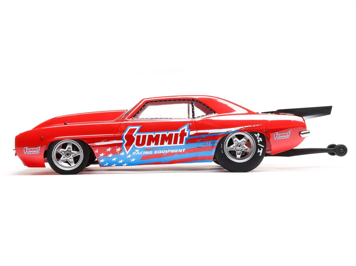 Losi 69 Camaro 22S Drag Car, BL RTR, Summit: 1/10 2WD