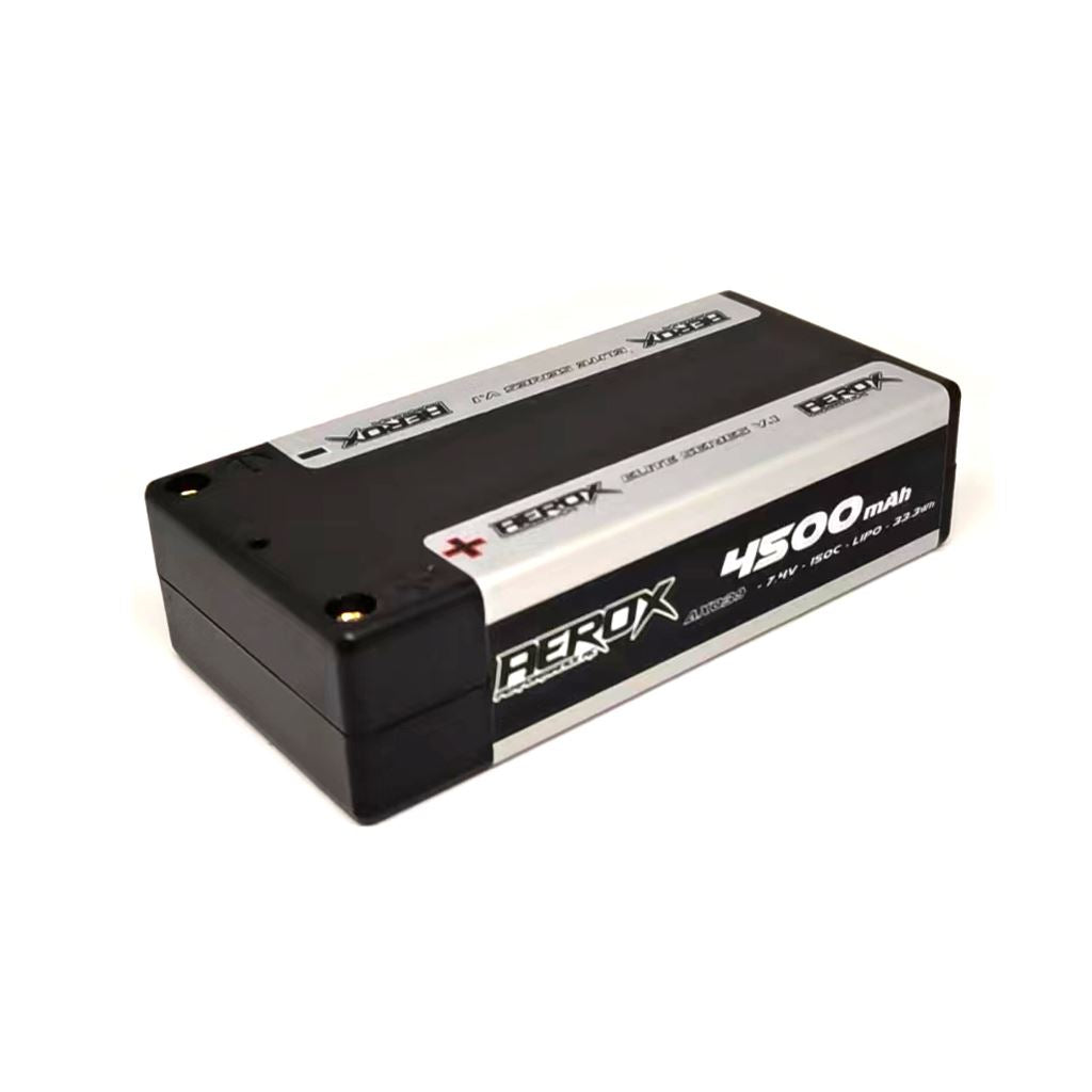 AEROX ELITE LiPo 4500mAh Shorty 7.4v 150C 25mm