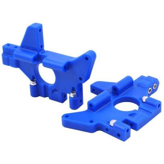 RPM T/E-MAXX REAR BULKHEADS BLUE