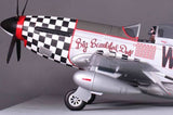 FMS P51 MUSTANG ARTF w/RETRACT w/o TX/RX/BAT - BIG DOLL (V8)