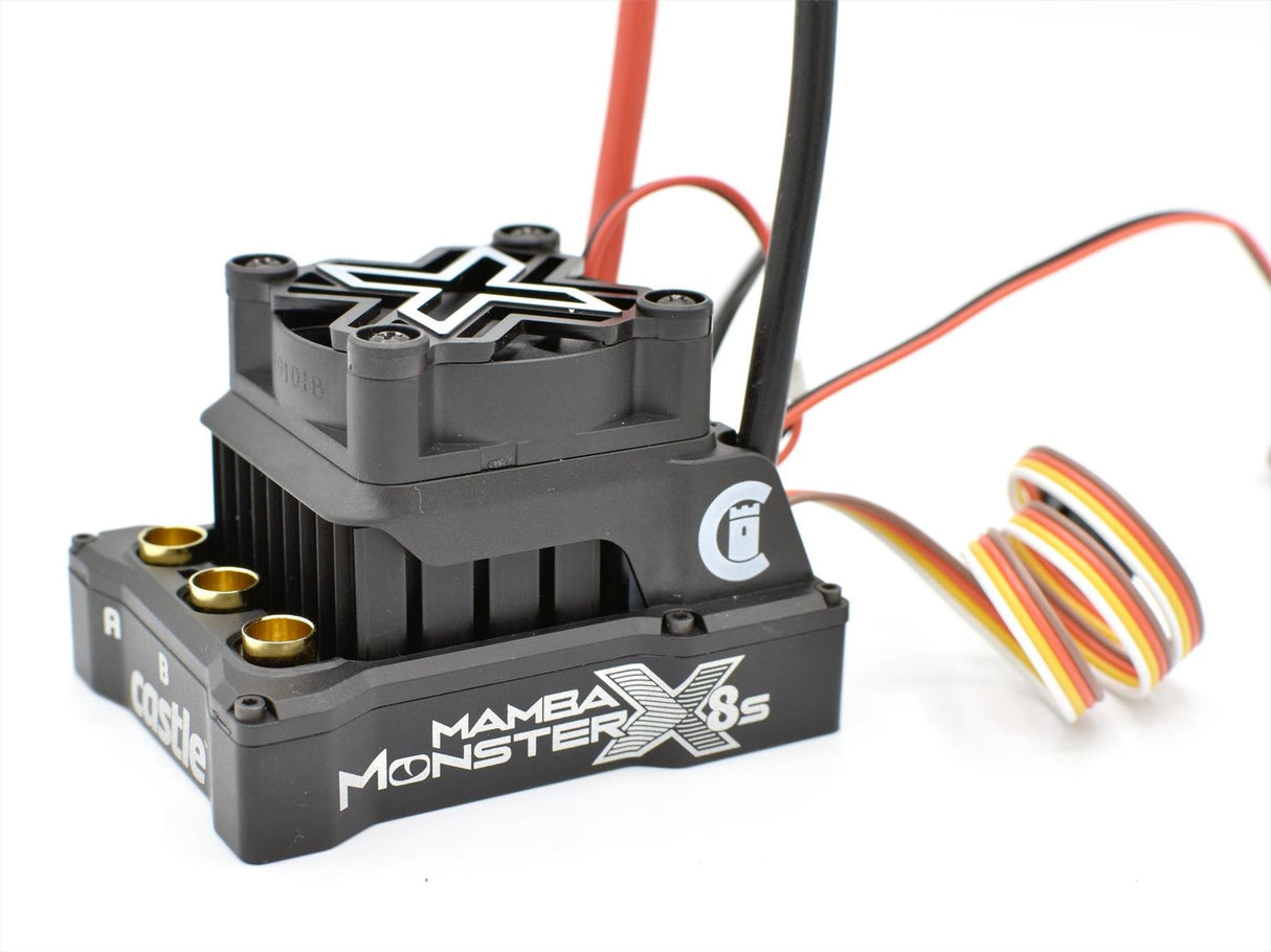 Castle Mamba Monster X 8S, 33.6V Esc, 8A Peak Bec (Cc010-0165-00)