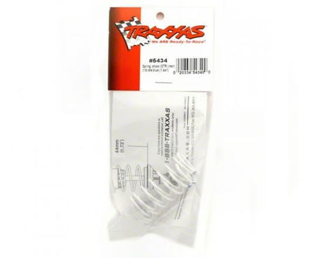 TRAXXAS Spring, shock (white) (GTR) (rear) (1.6 rate blue) (1 pair)