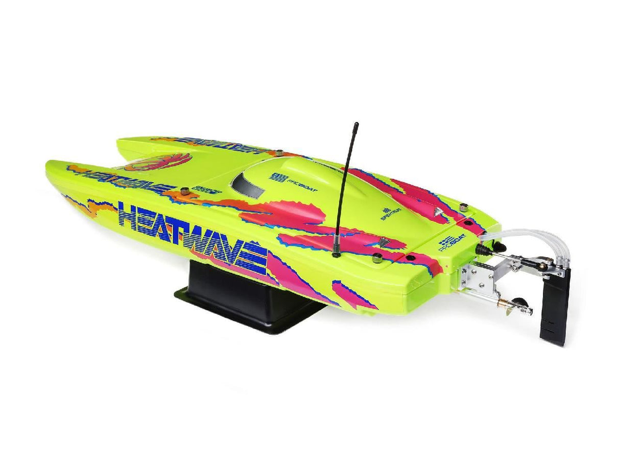 ProBoat Blackjack 24in V2 Catamaran Brushless: RTR, Heat Wave Visual