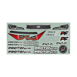 Prm 1/10 P47-N Light Weight Clear Body: 190mm Touring Car