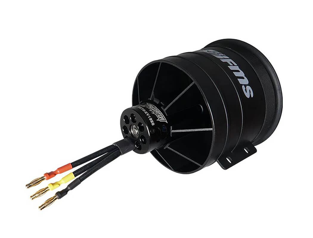 Fms 90Mm Ducted Fan (12-Blade) With 3670-Kv1950 Inrunner Motor 6S