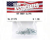 Team Associated Body Clips (for 1/18th)