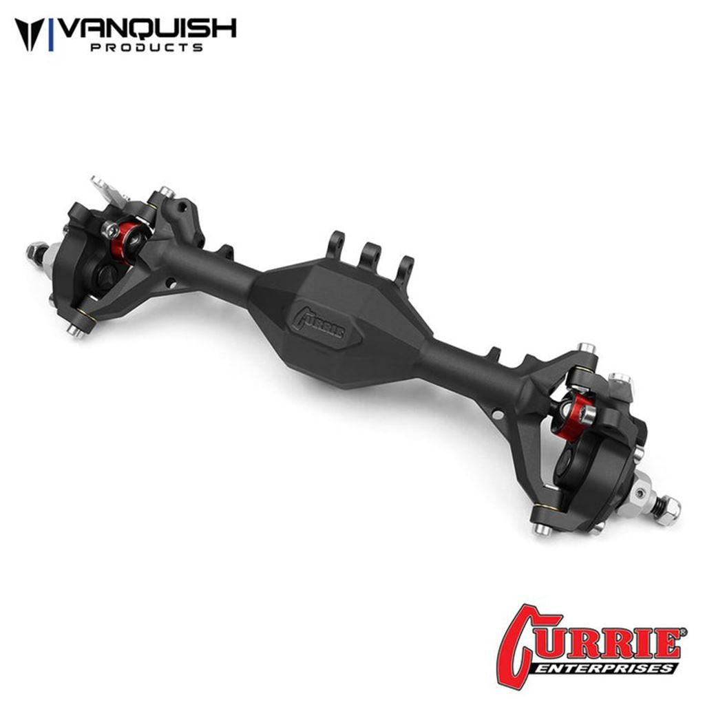 Vanquish Currie Portal F9 SCX10-II Front Axle Blk