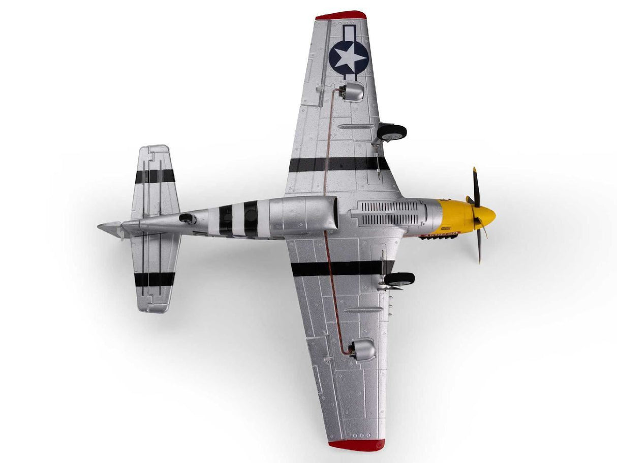 E Flite UMX P-51D Mustang inDetroit Missin BNF Basic with AS3X and SAF