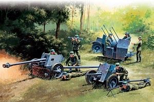 Italeri Pak35 + Pak40 + Flack38