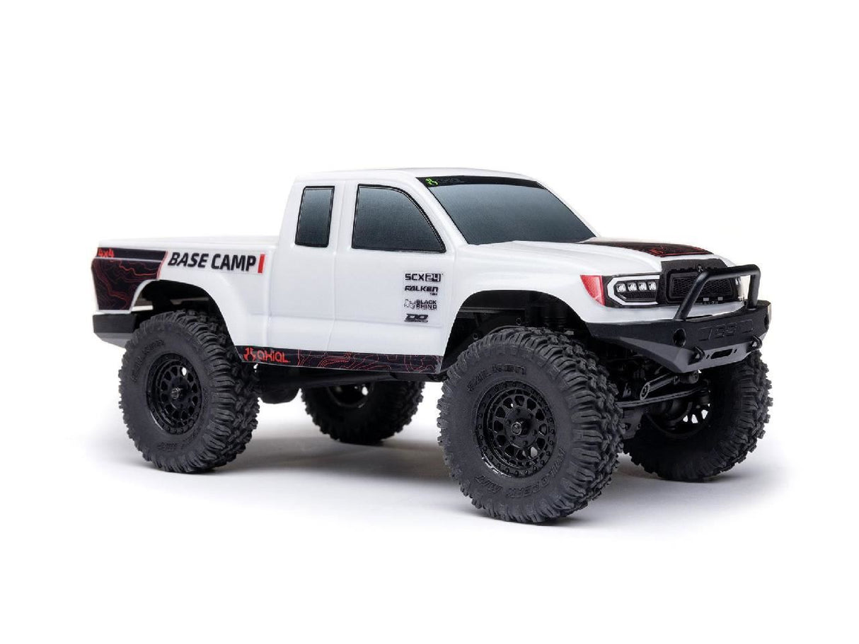 Axial 1/24 Scx24 Base Camp 4Wd Rock Crawler Rtr White