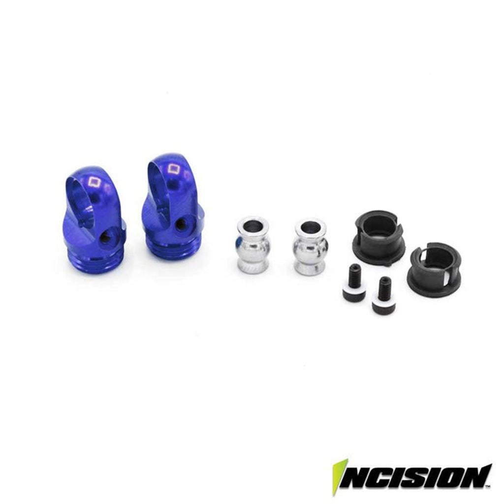 Vanquish S8E Machined Aluminum Shock Cap Blue