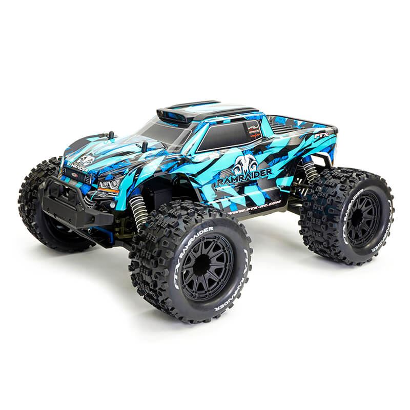 Ftx Ramraider 1/10 Brushed Monster Truck Rtr - Sky/Blue