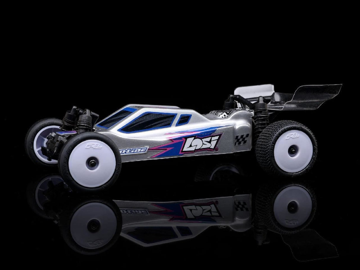 Losi 1/24 Micro-B 2Wd Buggy Rtr Silver