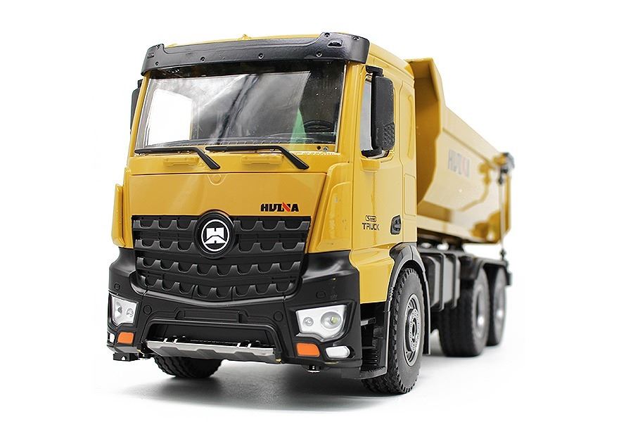 Huina Rc Tipper Dumptruck 2.4G 10Ch W/Die Cast Cab, Dump Bed