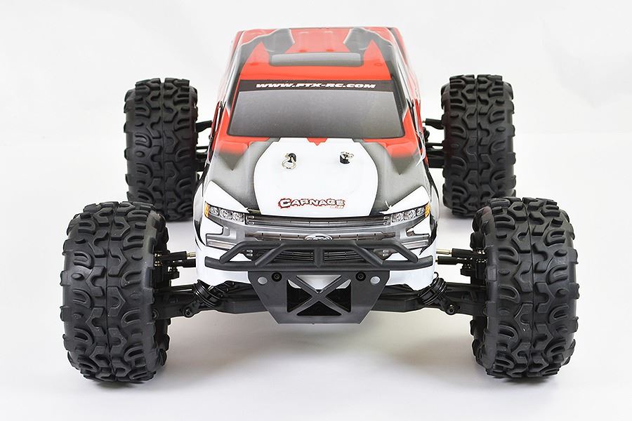 FTX Carnage 2.0 1/10 Brushed Truck 4WD RTR Red - FTX5537R