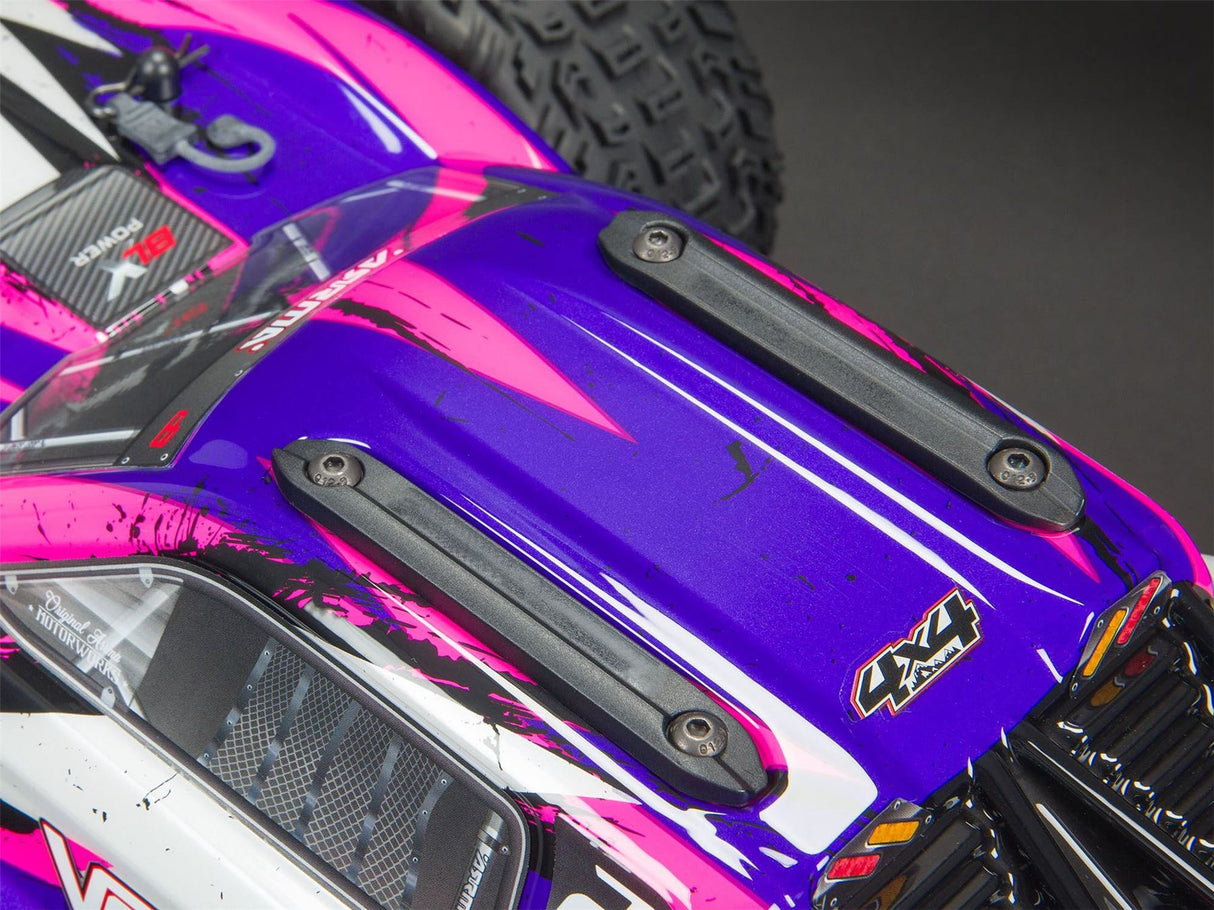 Arrma Vorteks 4X4 3S BLX 1/10 Stadium Truck RTR, Purple