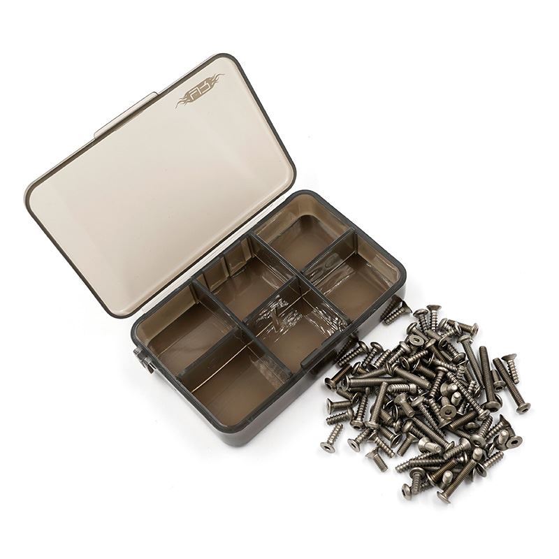 Yeah Racing Titanium Screw Assorted Set W/Box For Tamiya Avante 2011