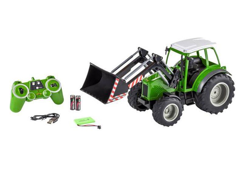 Carson 1:16 Tractor with Front Loader - Green