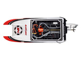 ProBoat Blackjack 24in V2 Catamaran Brushless: RTR, Vegas Offshore