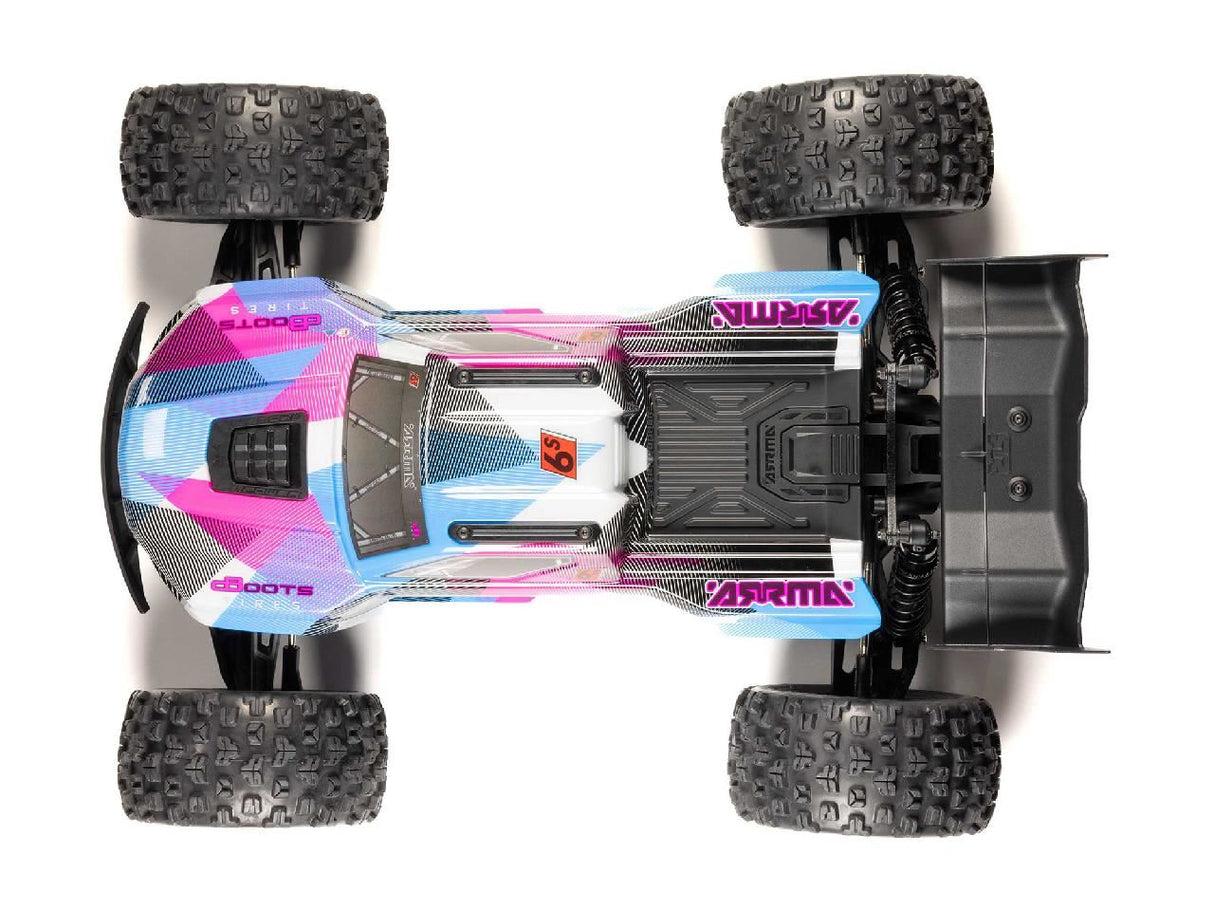 Arrma 1/8 Kraton 6S V6 4X4 Blx Speed Monster Truck Rtr Pink